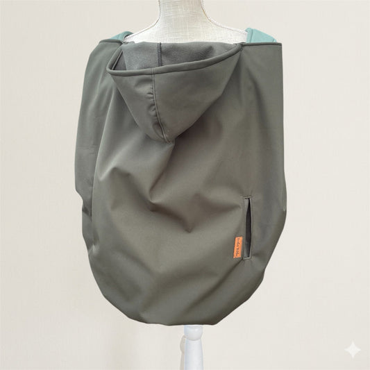 Olive - Insulated Wind&Rain Carrier Cover - Timber Stitches