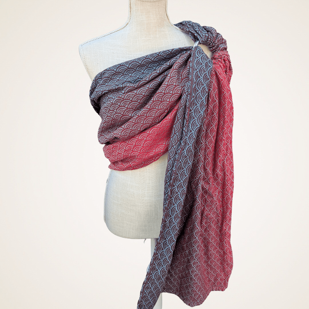 Oscha Ring Sling in Sekai Aliona - Baby Carrier for Rent - Timber Stitches