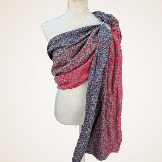 Oscha Ring Sling in Sekai Aliona - Baby Carrier for Rent - Timber Stitches