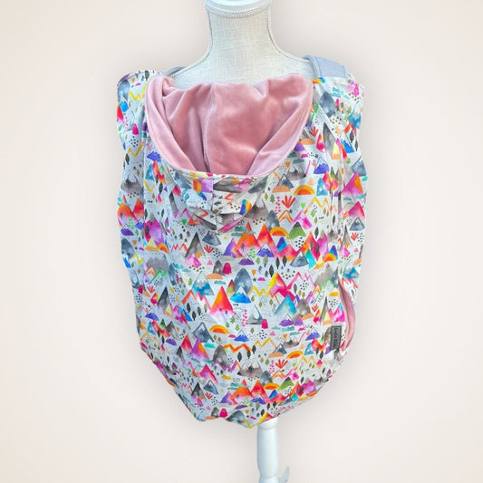 Painted Mountains - Luxe Carrier Cover - Timber Stitches