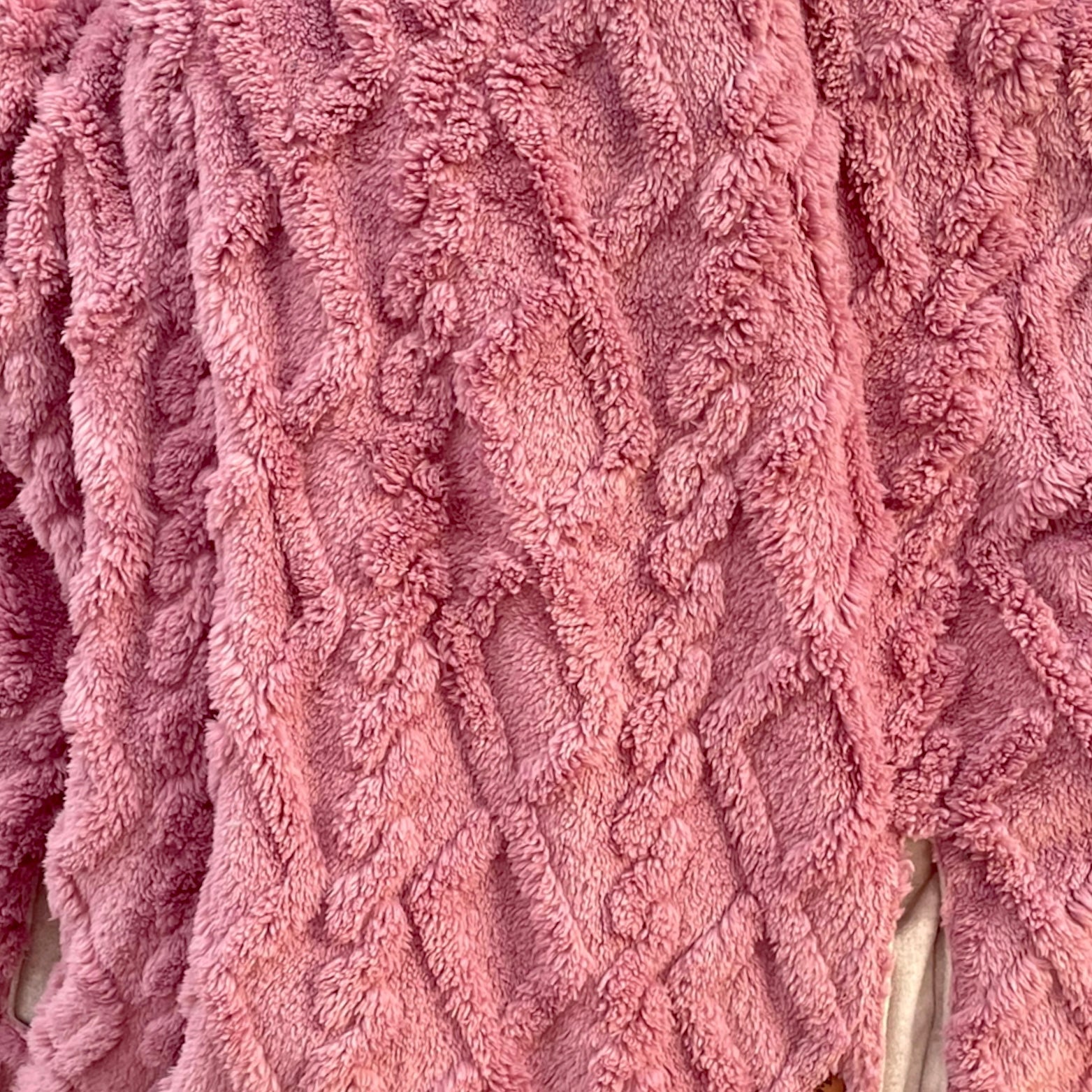 Pink Fluffy Cable - Sweater Knit Carrier Cover - Timber Stitches