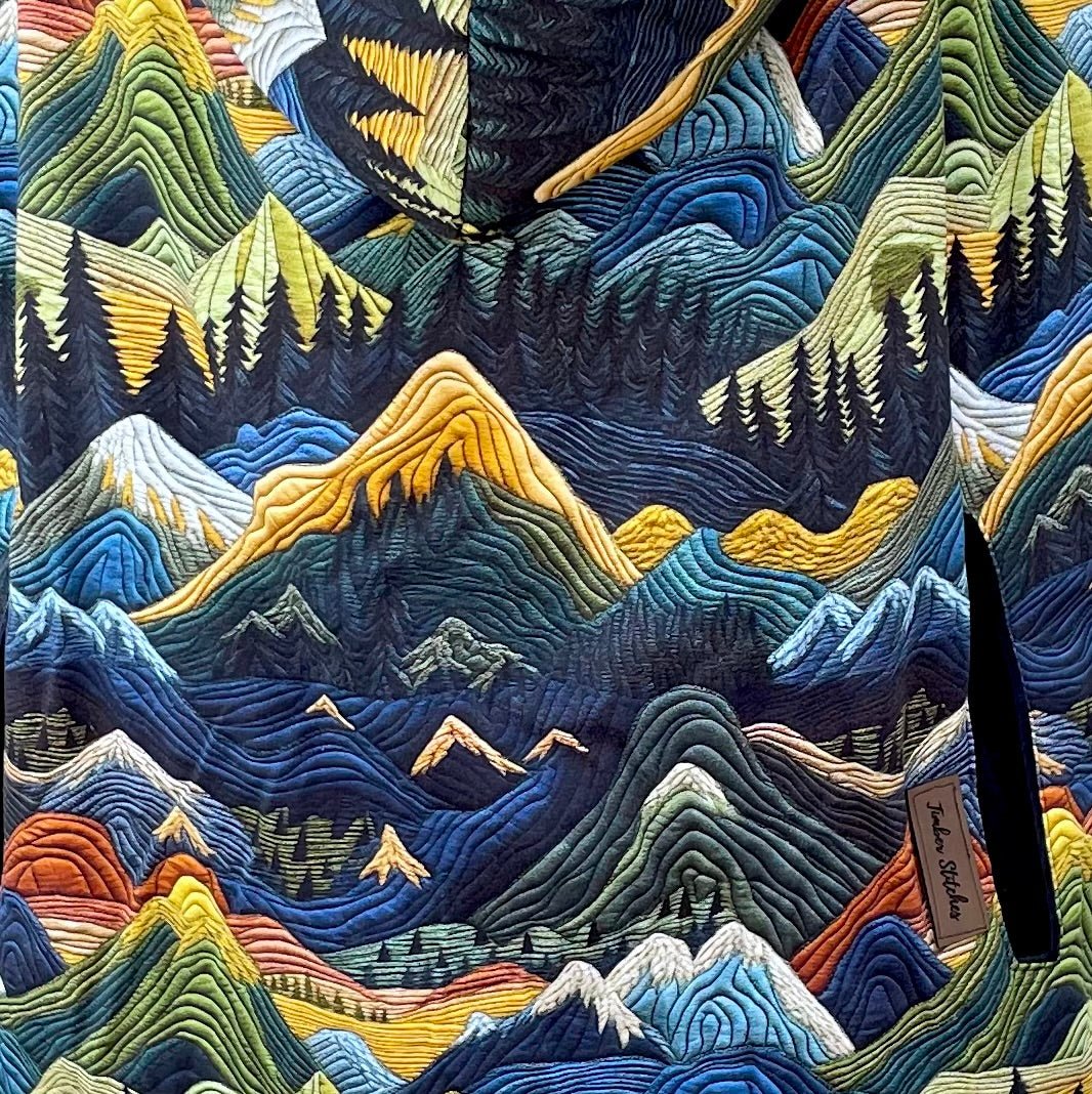 Quilted Mountains - Luxe Carrier Cover - Timber Stitches