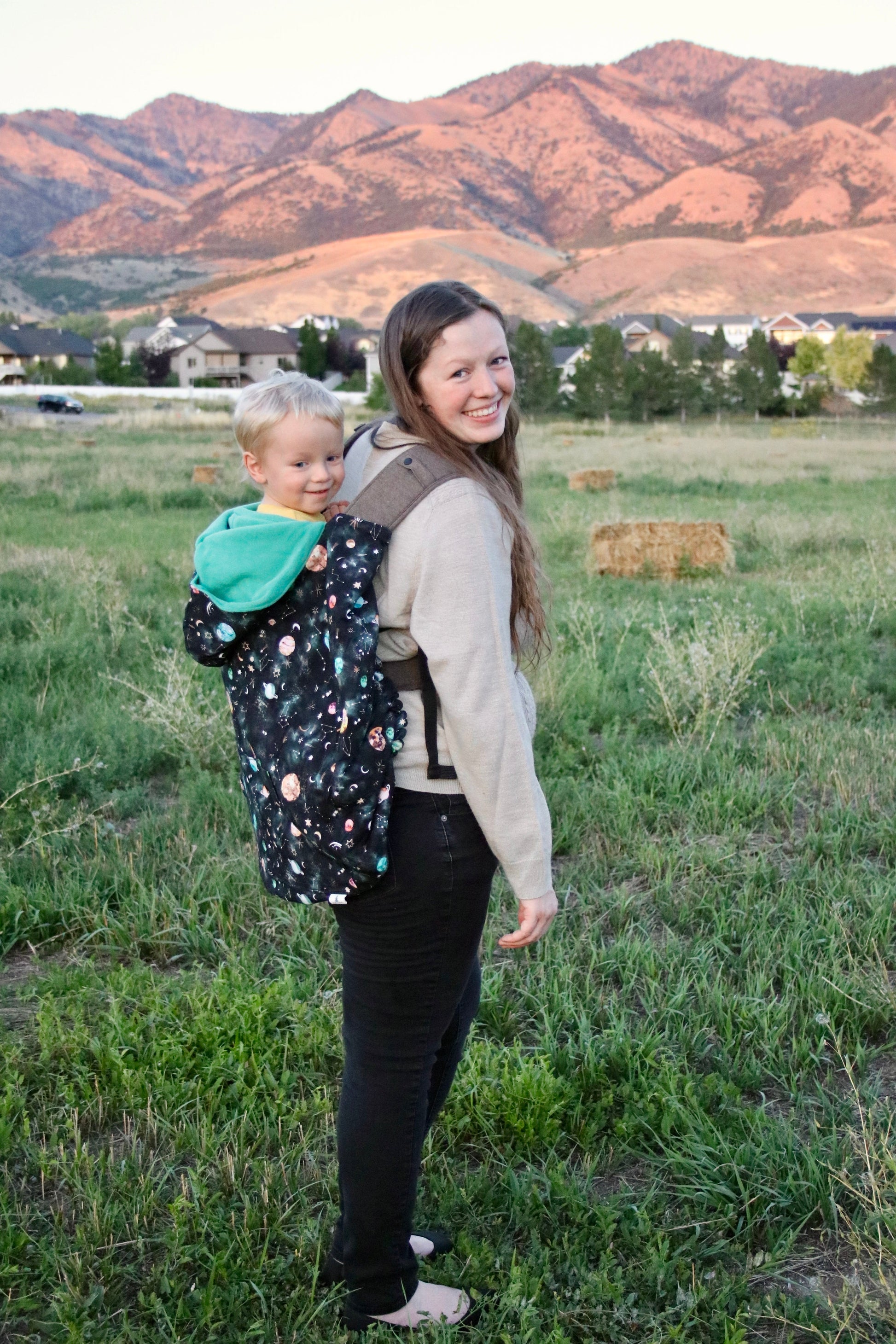 Rainbow Rocks - Basic Carrier Cover - Timber Stitches