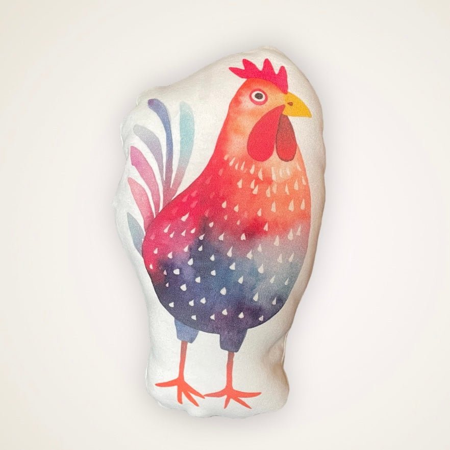 Red Chicken Plushie - Timber Stitches