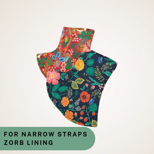 Poppy Fields and Jungle - Narrow Strap Corner Covers with Zorb Lining RTS