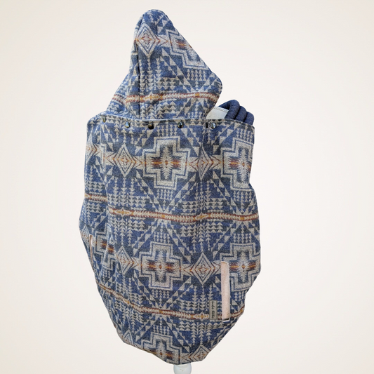 Wool #5 - Wool Jacquard Carrier Cover (Cotton Fleece)