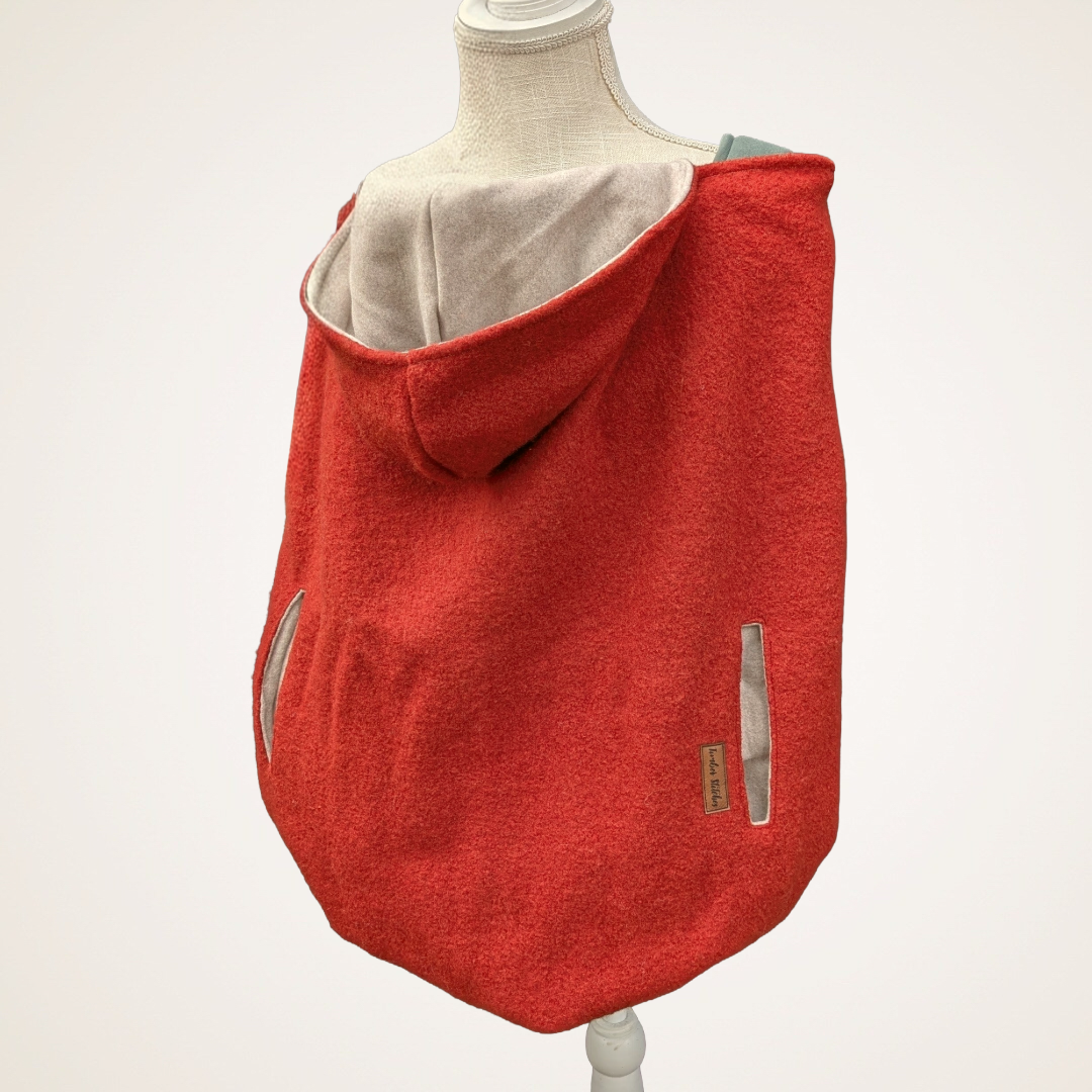Rust - Boiled Wool Carrier Cover