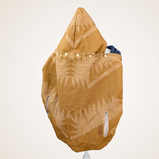 Wool #9 - Wool Jacquard Carrier Cover (Cotton Fleece)
