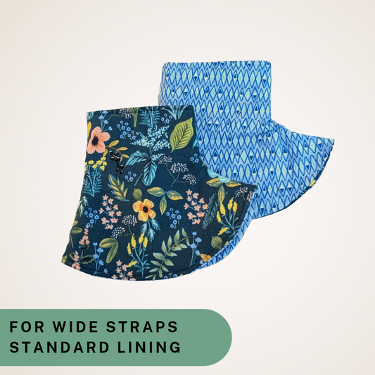 Herb Garden and Blue - Wide Strap Corner Covers with Standard Lining RTS