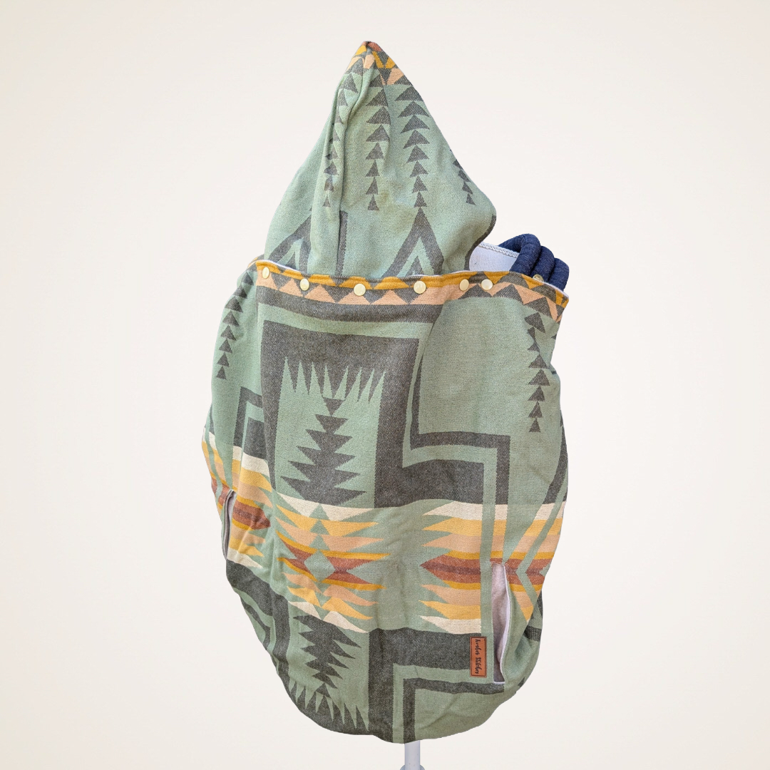 Wool #2 - Wool Jacquard Carrier Cover (Cotton Fleece)