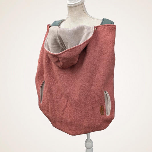 Dusty Rose - Boiled Wool Carrier Cover
