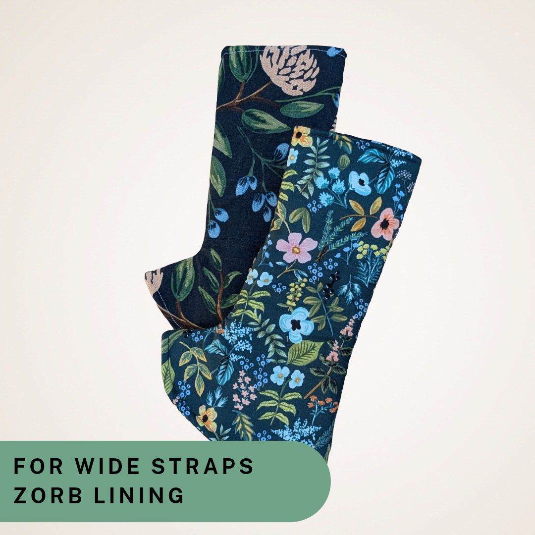 Herb Garden and Floral - Wide Strap Suck Pads with Zorb Lining RTS