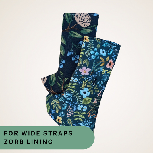 Herb Garden and Floral - Wide Strap Suck Pads with Zorb Lining RTS
