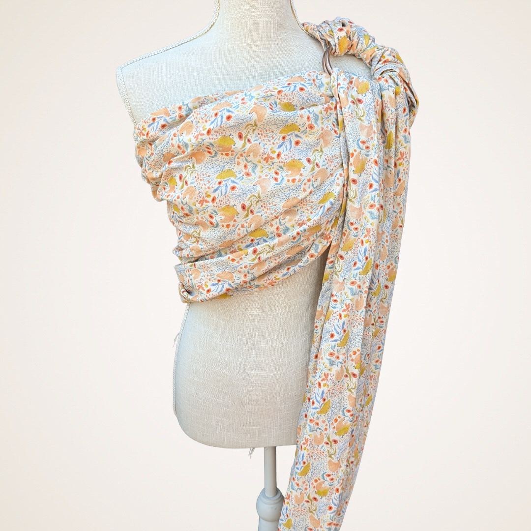 Mid Length Hope&Plum Sling in Ginger - Baby Carrier for Rent