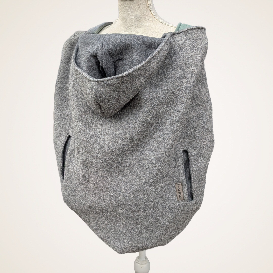Gray - Boiled Wool Carrier Cover