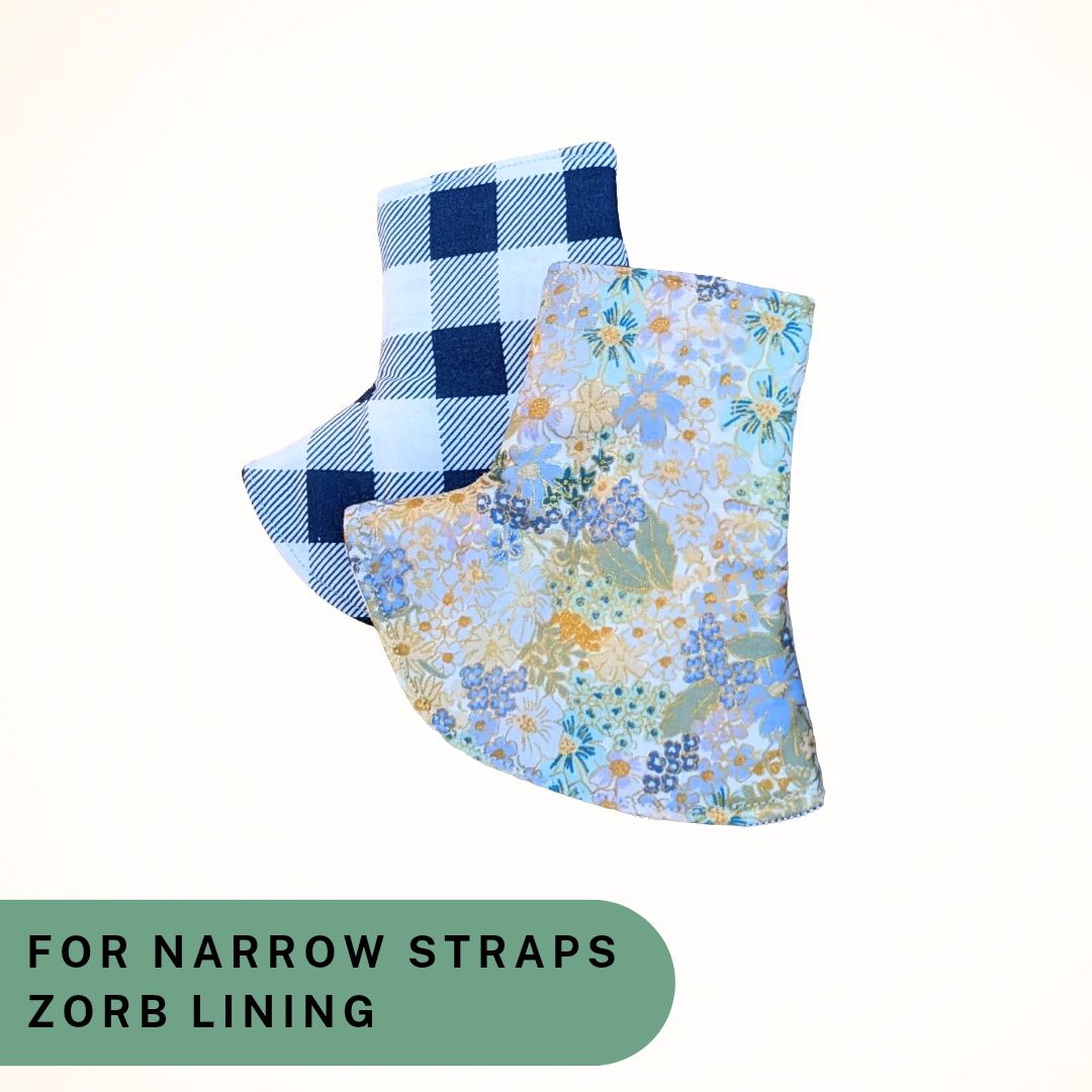 Mimi and Gingham - Narrow Strap Corner Covers with Zorb Lining RTS