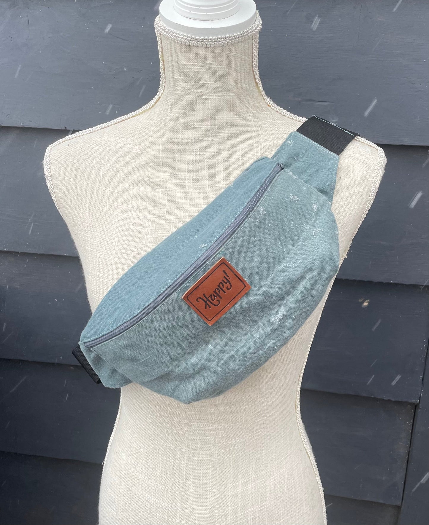 Round Fanny Pack - Custom Carrier Keepsake - Timber Stitches