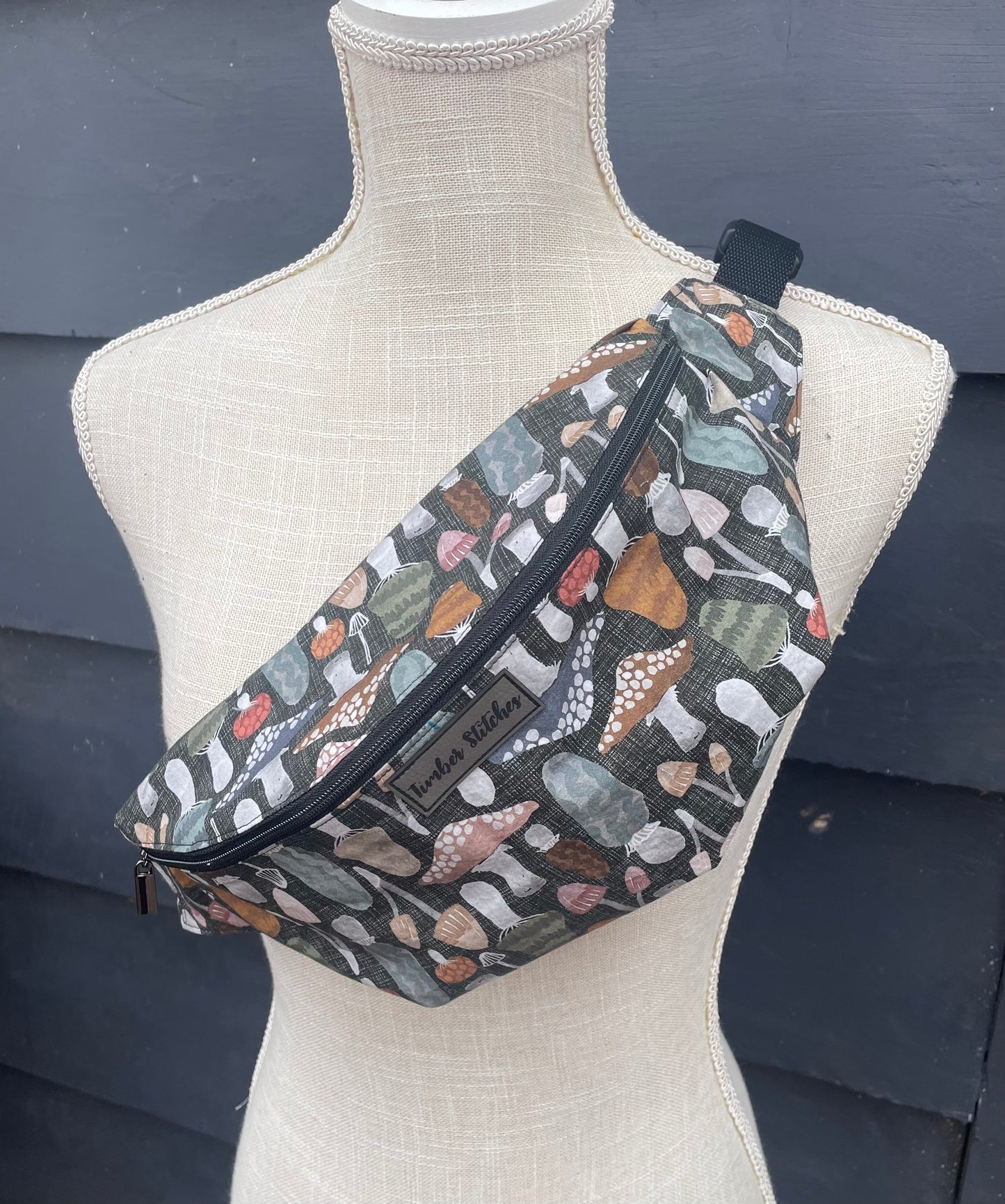 Round Fanny Pack - Custom Carrier Keepsake - Timber Stitches