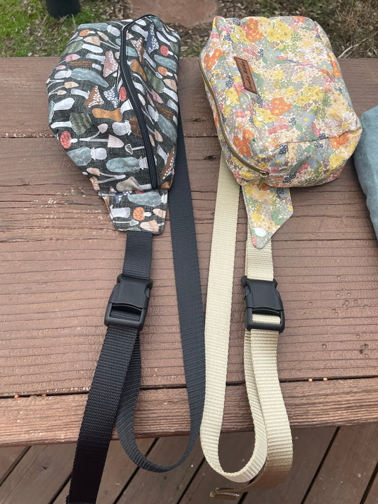 Round Fanny Pack - Custom Carrier Keepsake - Timber Stitches