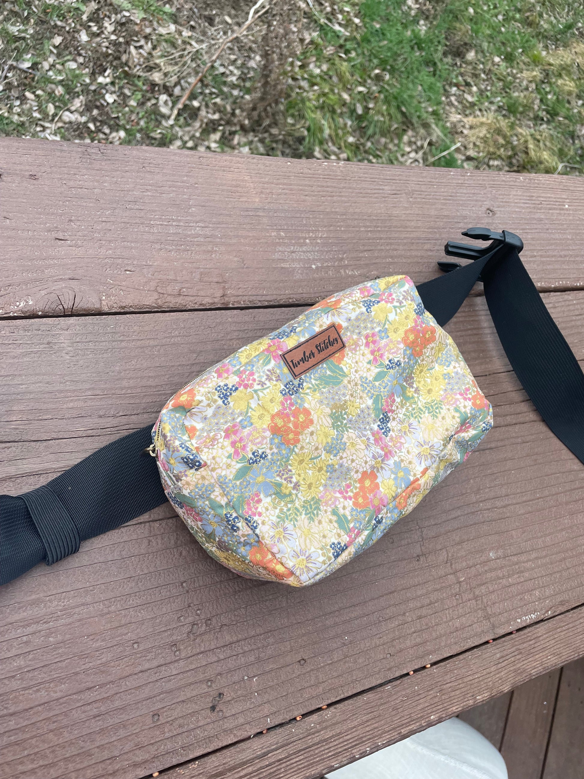 Round Fanny Pack - Custom Carrier Keepsake - Timber Stitches