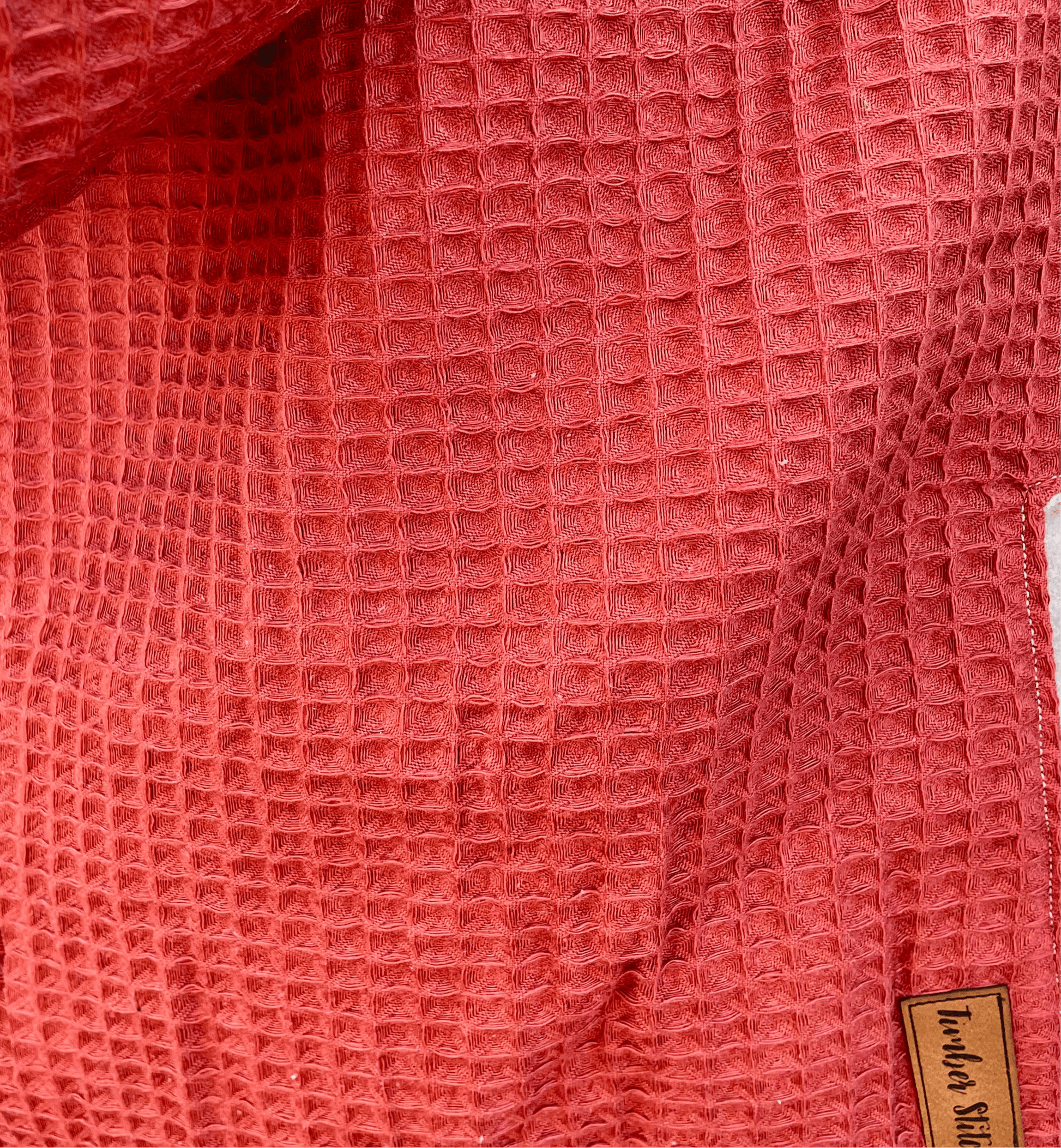 Rust Waffle - Sweater Knit Carrier Cover - Timber Stitches