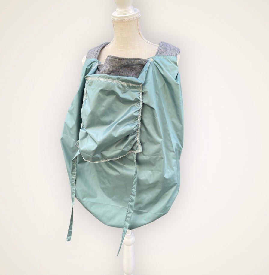 Sea Green - Lightweight Wind&Rain Carrier Cover - Timber Stitches