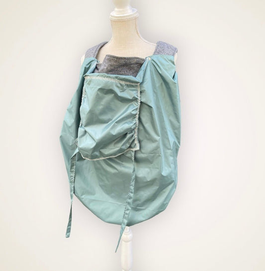 SECONDS Sea Green - Lightweight Wind&Rain Carrier Cover - Timber Stitches