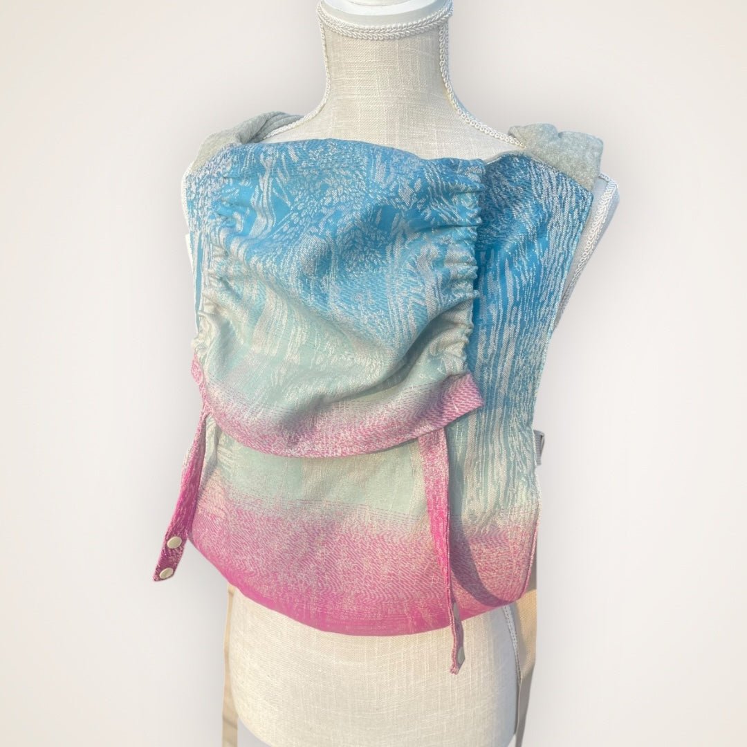 Single Panel Full Front Overlay on Lark Baby Carrier - Timber Stitches