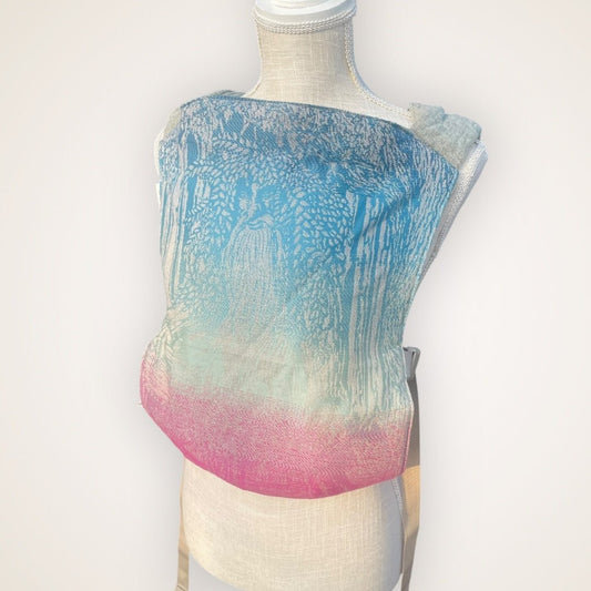 Single Panel Full Front Overlay on Lark Baby Carrier - Timber Stitches