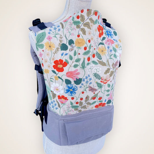 Single Panel Full Front Overlay on Tula Baby Carrier - Timber Stitches