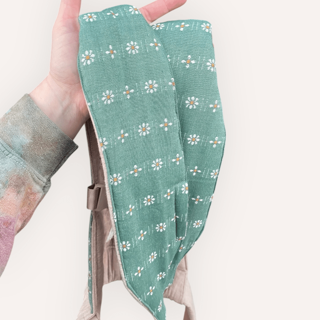 Strap Overlay on Lark Baby Carrier - Timber Stitches