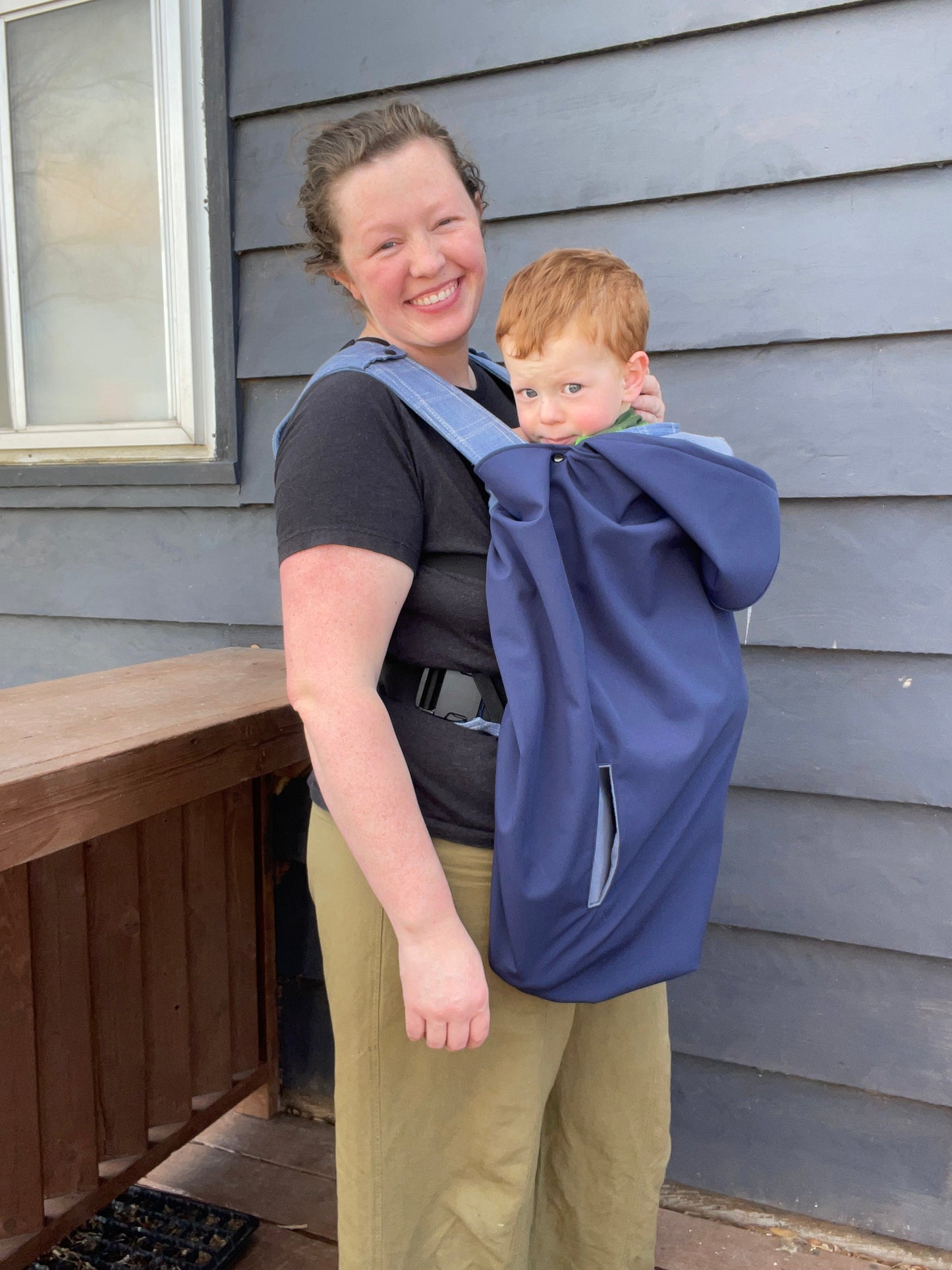 Watercolor Rainbow - Insulated Wind&Rain Carrier Cover - Timber Stitches