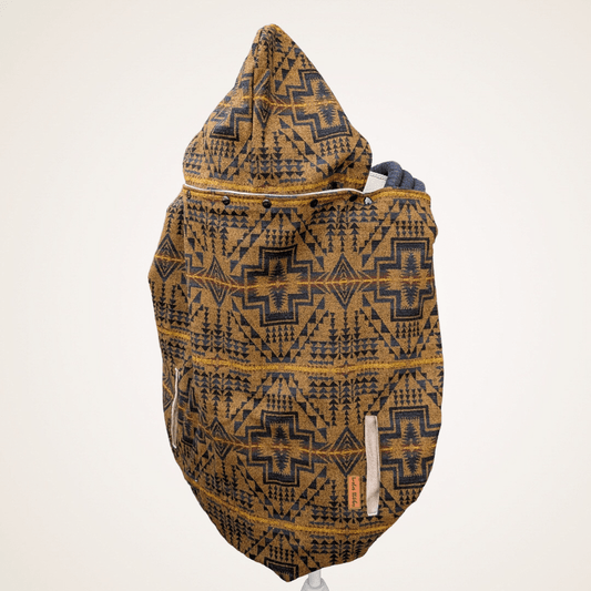 Wool 11 - Wool Jacquard Carrier Cover (Cotton Fleece) - Timber Stitches