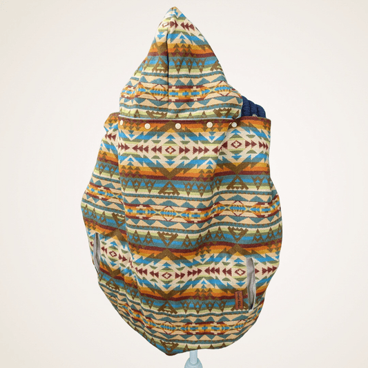 Wool 13 - Wool Jacquard Carrier Cover (Cotton Fleece) - Timber Stitches
