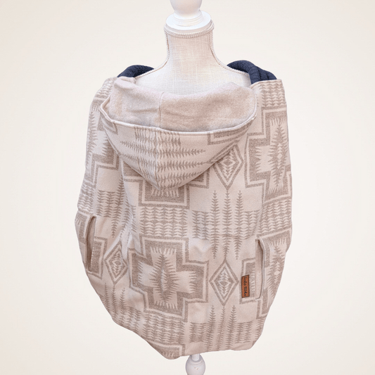 Wool 17 - Blanket Weight Jacquard Cover (Cotton Fleece) - Timber Stitches