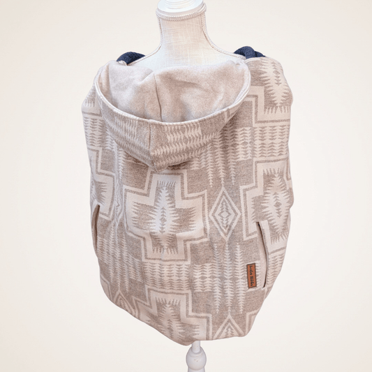 Wool 18 - Blanket Weight Jacquard Cover (Cotton Fleece) - Timber Stitches