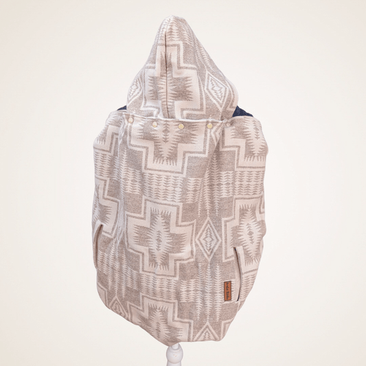 Wool 18 - Blanket Weight Jacquard Cover (Cotton Fleece) - Timber Stitches