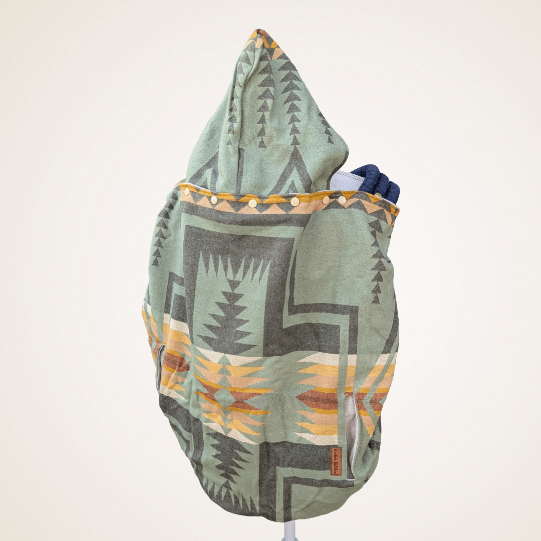Wool 2 - Wool Jacquard Carrier Cover (Cotton Fleece) - Timber Stitches