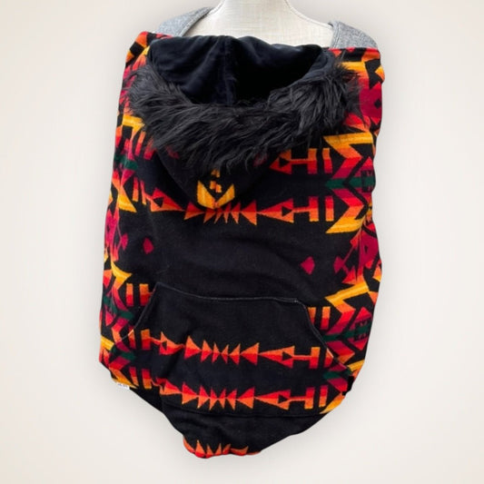 Wool 26 - Fur Trim Wool Carrier Cover - Timber Stitches