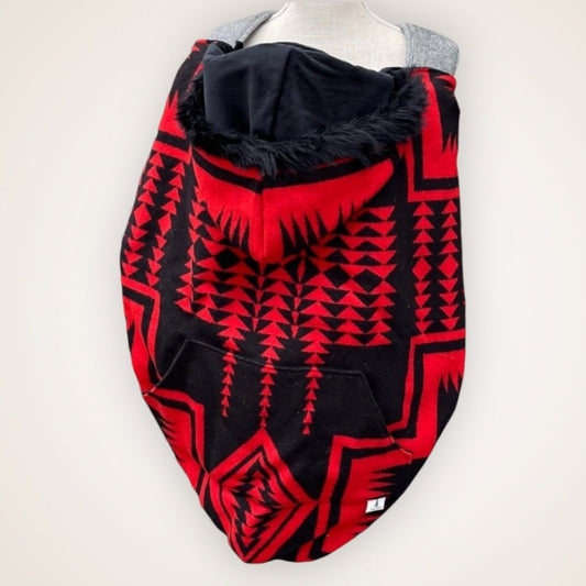 Wool 30 - Fur Trim Wool Carrier Cover - Timber Stitches