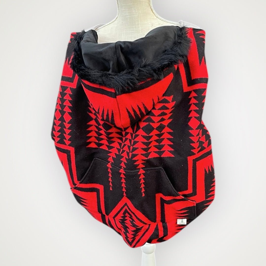 Wool 30 - Fur Trim Wool Carrier Cover - Timber Stitches