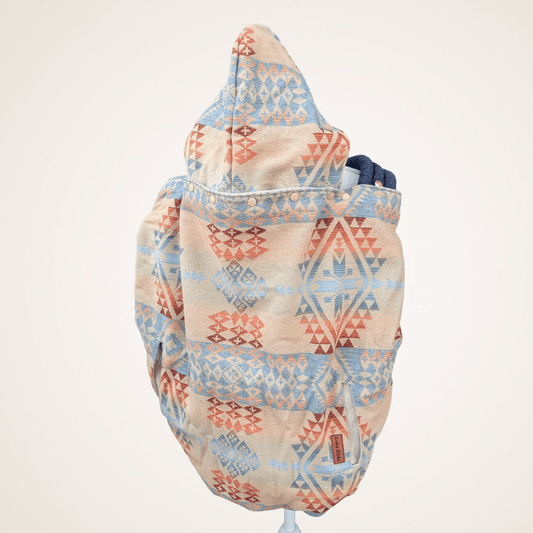 Wool 7 - Wool Jacquard Carrier Cover (Cotton Fleece) - Timber Stitches