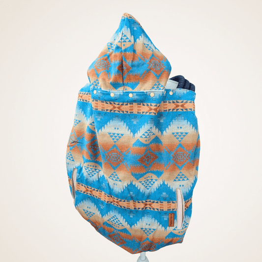 Wool 8 - Wool Jacquard Carrier Cover (Cotton Fleece) - Timber Stitches