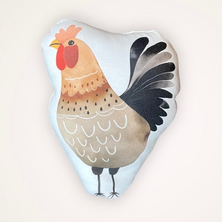 Beige Chicken Plushie - Timber Stitches