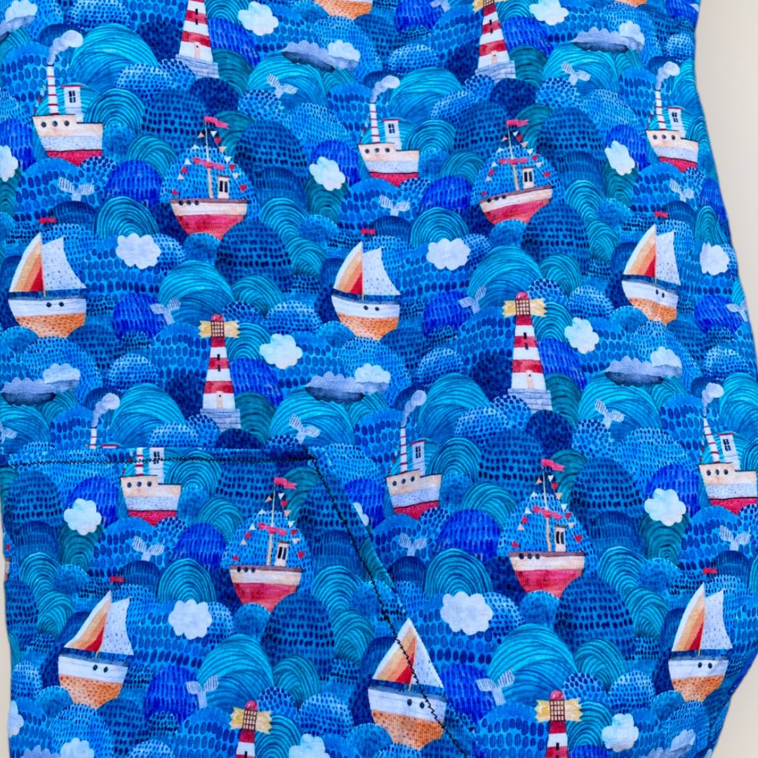 Sailing Seas - Basic Carrier Cover - Timber Stitches