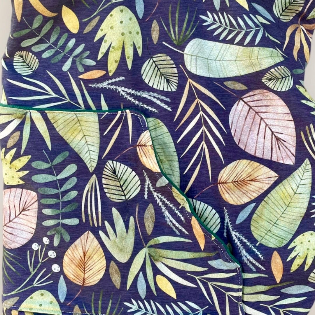 Tropical Foliage - Organic Carrier Cover - Timber Stitches
