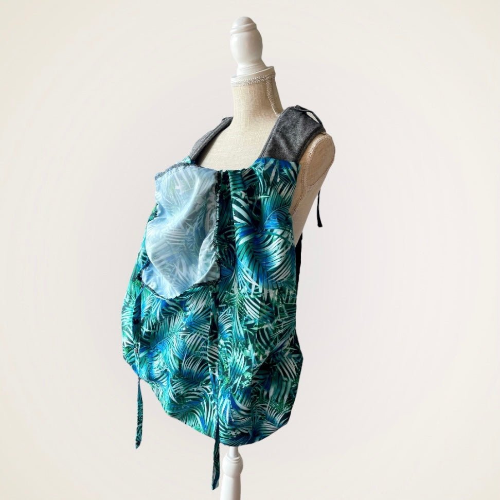 Tropical Leaves - Lightweight Wind&Rain Carrier Cover - Timber Stitches
